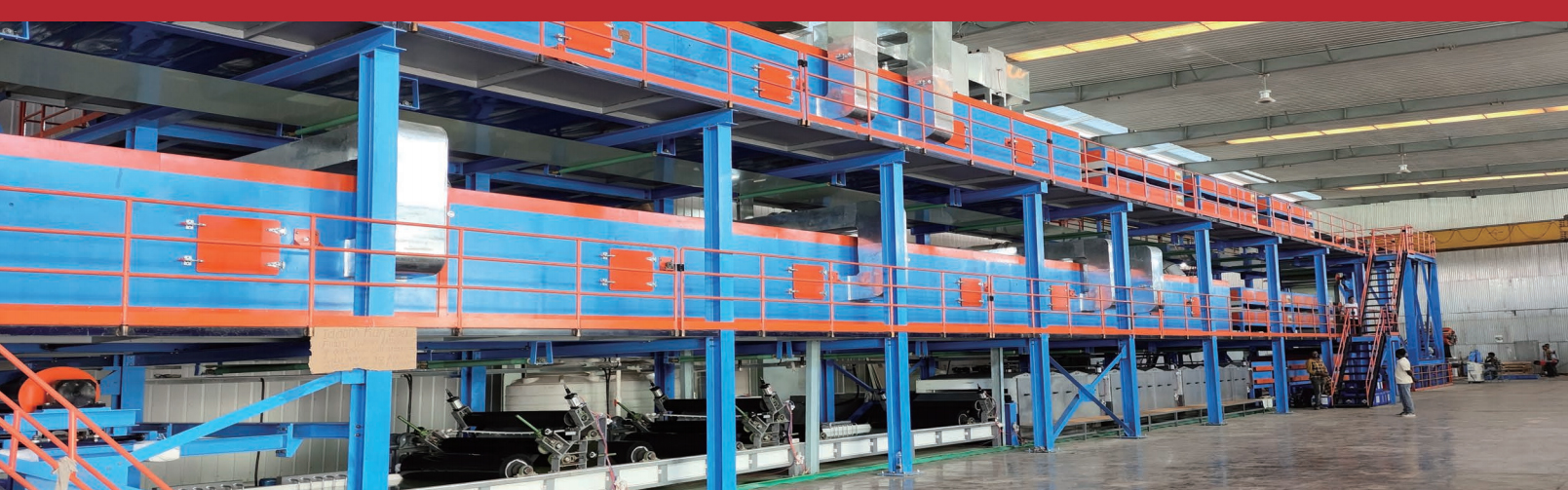 Dây chuyền sản xuất bánh nướng đôi phủ ba màu nhôm