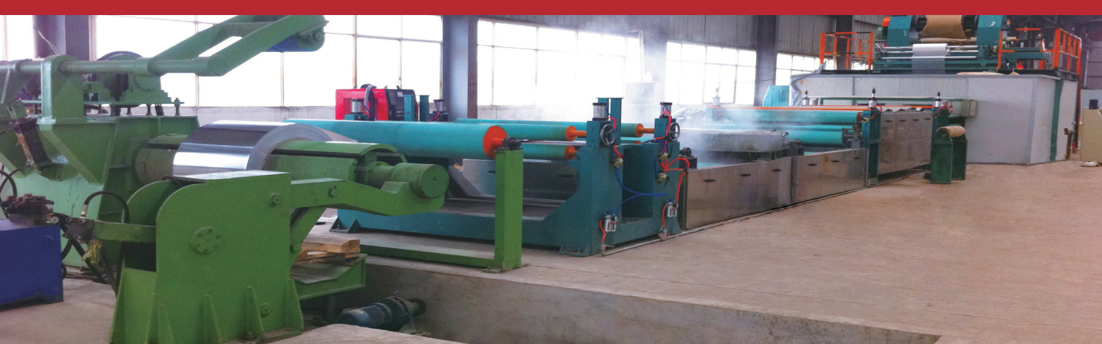 Dây chuyền sản xuất tấm composite kim loại đôi